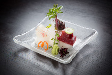 Assorted sashimi, 3 kinds