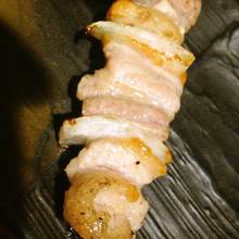 Pork rib skewer