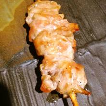 Grilled chicken skewer