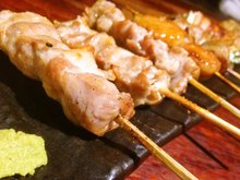 Assorted grilled skewers