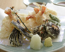 Assorted tempura