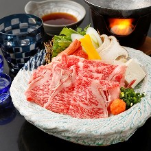 Wagyu beef shabu-shabu