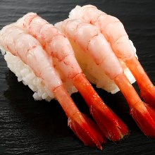 Ama ebi (pink shrimp)