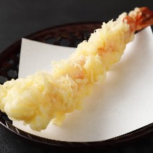 Large shrimp tempura