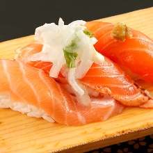 Assorted nigiri sushi