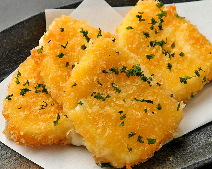 deep-fried cheese