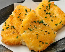 Deep-fried cheese