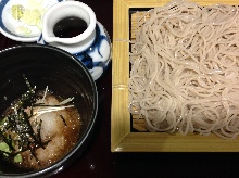 Buckwheat noodles with grated daikon radish