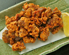 Fried gizzards