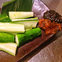 Cucumber with moromi miso