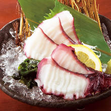 Octopus sashimi