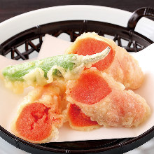 Mentaiko tempura