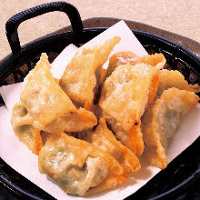 Fried gyoza