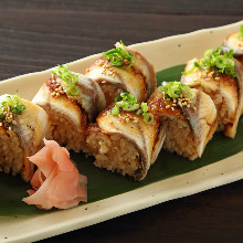 Eel rod-shaped sushi