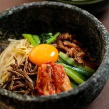 Stone grilled bibimbap