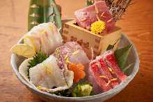 Assorted sashimi, 5 kinds