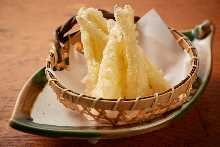 Okinawan rakkyo tempura Okinawan rakkyo tempura