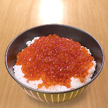 Salmon roe rice bowl