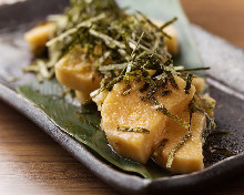 Finely sliced Japanese yam