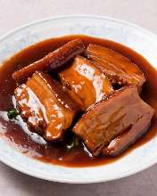 Simmered pork belly