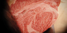 Wagyu beef loin steak