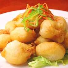 Fried prawns