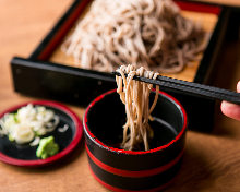 Chilled buckwheat noodles without broth