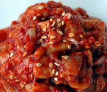 Chanja (Korean spicy marinated cod innards)