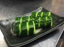 Pickled whole cucumber