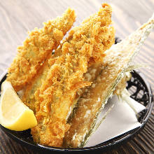 Deep-fried horse mackerel