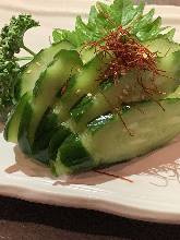 Lightly-pickled cucumber