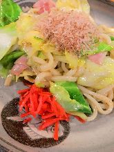 Sauteed wheat noodles