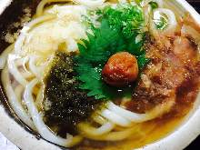 Tanuki-style wheat noodles