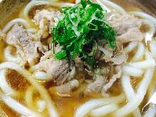 Wheat noodles with meat