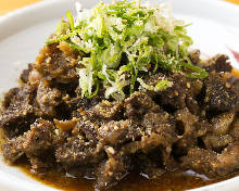 Simmered beef tendon