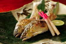 Salted and grilled sweetfish