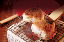 Grilled rice ball