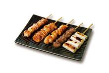 Assorted grilled skewers