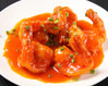 Stir-fried shrimp in chili sauce