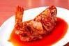 Whitefish with sweet and sour sauce