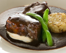 Simmered beef cheek