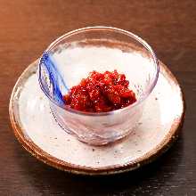 Chanja (Korean spicy marinated cod innards)