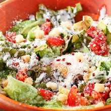 Caesar salad with slow-poached egg