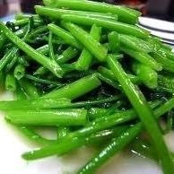 Stir-fried water spinach