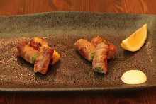 Teppan-yaki(cooked on a griddle)