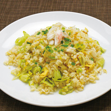 Fried rice with crab