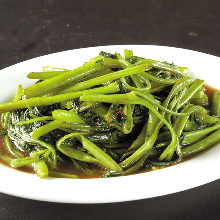 Stir-fried water spinach