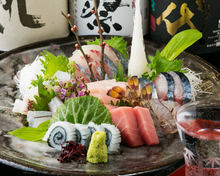 Assorted sashimi