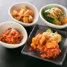 Assorted kimchi