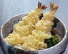 Wheat noodles with tempura